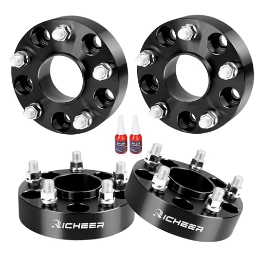Richeer 1.5 inch 5x5 Wheel Spacers for 2018-2024 Wrangler JL, 2011-2024 Grand Cherokee WK2 WL,...