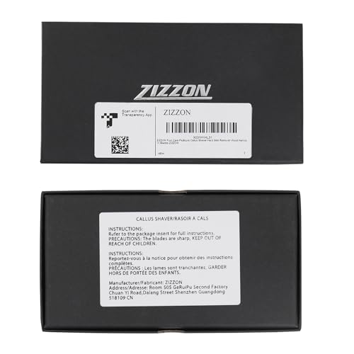 ZIZZON Foot Care Pedicure Callus Shaver Hard Skin Remover Wood Handle 10 Blades ZIZZON - Image 7