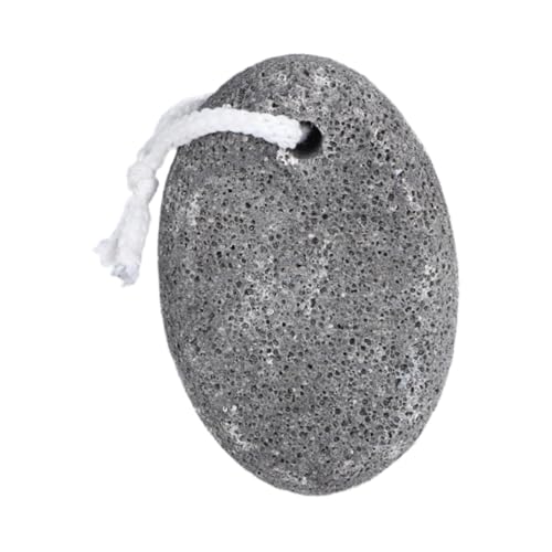 Zialofi Ferramenta de Esfoliação Vulcânica para Pés para Uma Pele Lisa, Preto