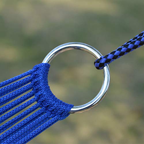 Maca, Romacci Esporte ao ar livre Rede de rede de malha Cama de nylon portátil Rede de acampamento c