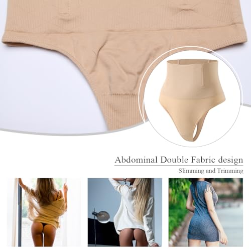 image for Werena Tummy Control Thong Shapewear for Women Seamless Shaping Thong 