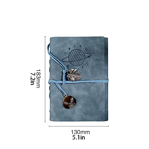 Composition Faux Leather Notebook Hardcover Executive Notebooks A6 Pendants Leather Bound Journals Compatible With Men Women Best Gift Travel Diary Journal (Color : Bronze) #TOP1