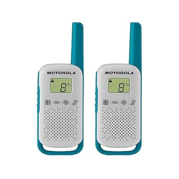 Motorola Solutions Motorola Talkabout T114 Rádio 2 vias, branco/azul, 40 km