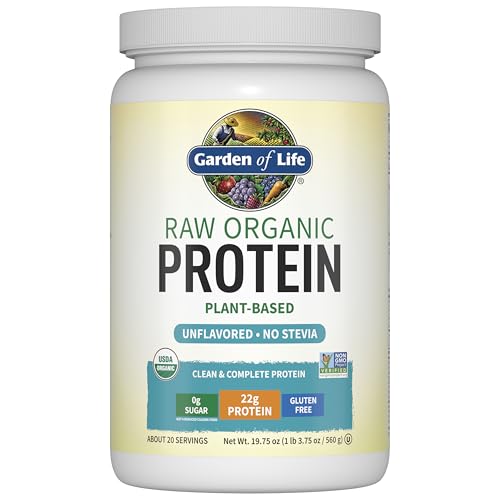 Garden of Life Organic Vegan Protein Powder, Plant...