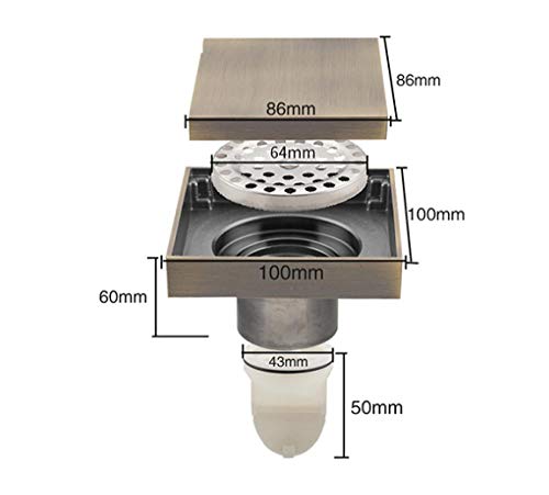 Crépine de douche et drain de sol pour une évacuation sans bouchon - 3
