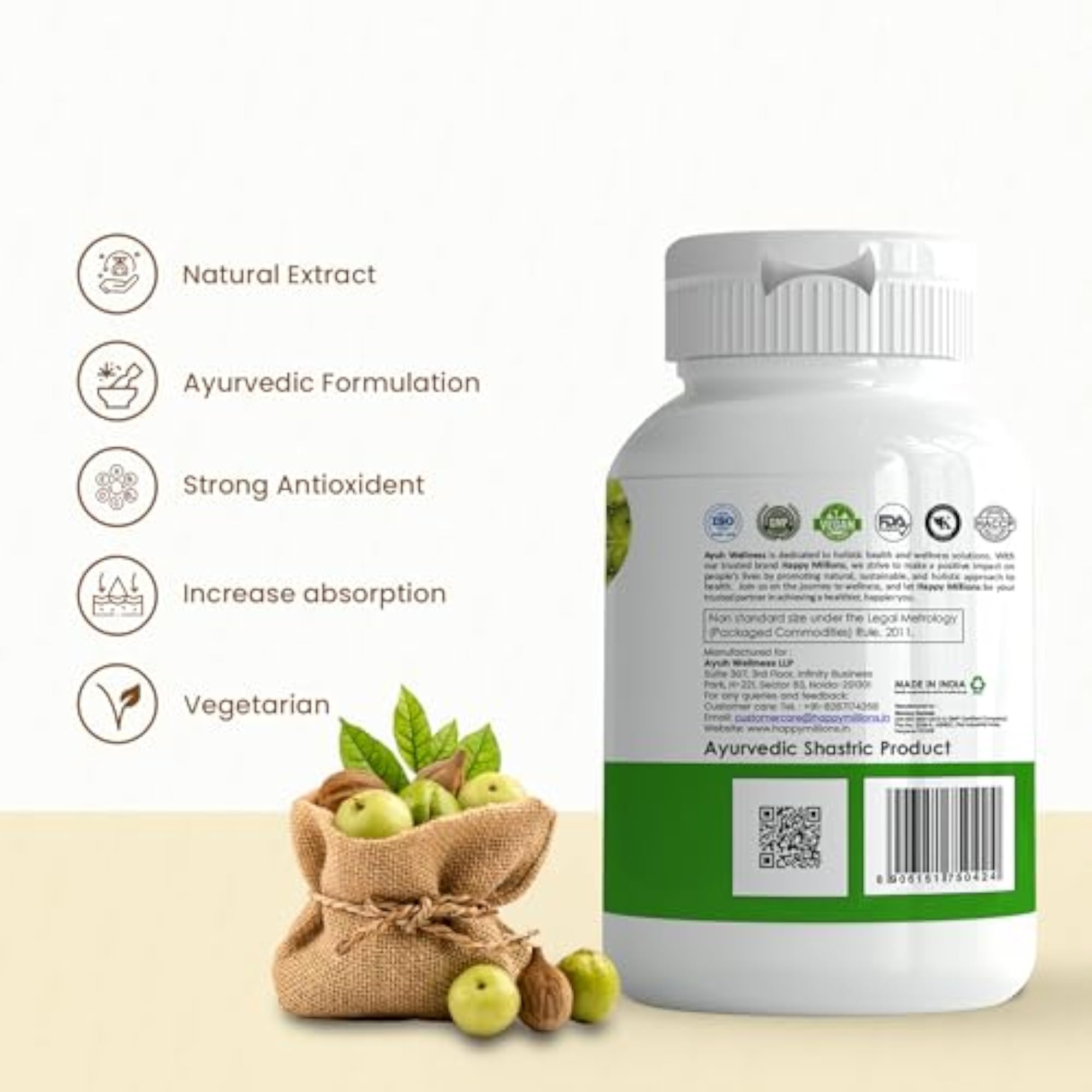Triphala Tablets Ayurvedic Detox Pack of 2