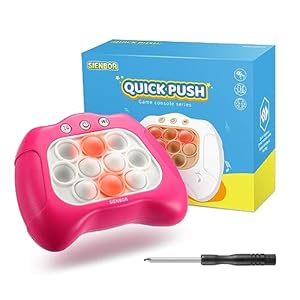 Quick Push Game Console ,4 Modes Games, A Toy Game Machine That Exercises Reaction Ability and Improves Concentration |Teens Boys & Girls Ages 3-12 Years Old & Up