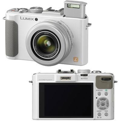 Panasonic LUMIX DMC-LX7W 10.1 MP Digital Camera with 7.5x Intelligent zoom and 3.0-inch LCD - White