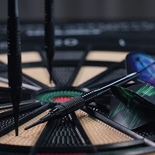 Electronic Soft Tip Dartboard Set With Cabinet, 12 Darts Led Display (X-Classic Darts) #TOP7