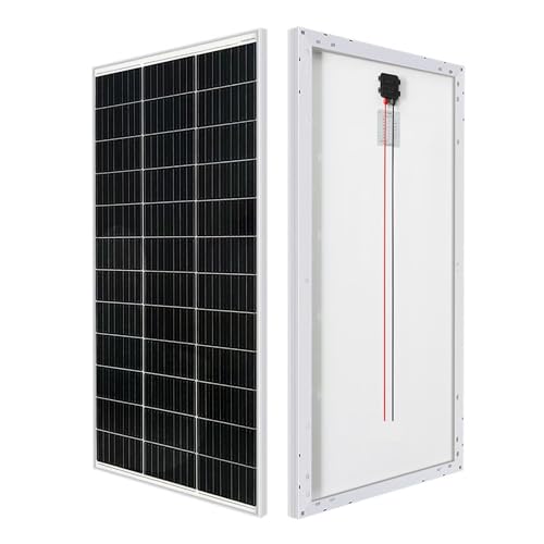 ODF 100w Solar Panel, Monocrystalline Photovoltaic Panel Modules Solar Panels Charge 12 Volt Batteries and are Suitable for caravans, campervans, motorhomes, caravans and Other Off-Grid Applications.