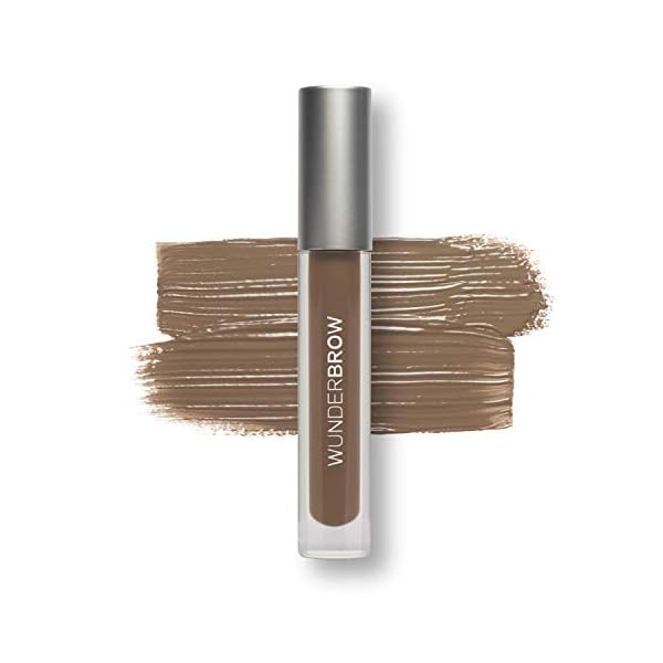 WUNDER2-WUNDERBROW-Makeup-Waterproof-Eyebrow-Gel-For-Long-Lasting-Eye-Brow-Make-Up-Brunette WUNDERBROW Waterproof Eyebrow Gel, Brunette, Vegan and Cruelty-Free
