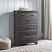 South Shore Versa Collection 5-Drawer Dresser, Gray Maple with Antique Handles