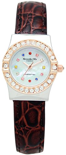 [アレサンドラオーラ] 腕時計 AO-150 BR ブラウン