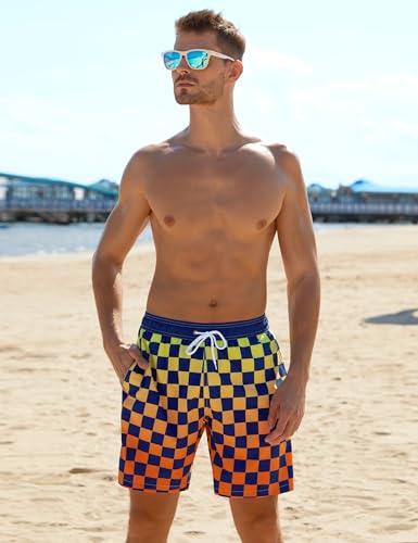 Image of unitop Men's Board Shorts Summer Holiday Surf Trunks Quick Dry