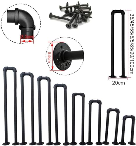 Rambarde industrielle haut de gamme en acier mat pour escalier intérieur design