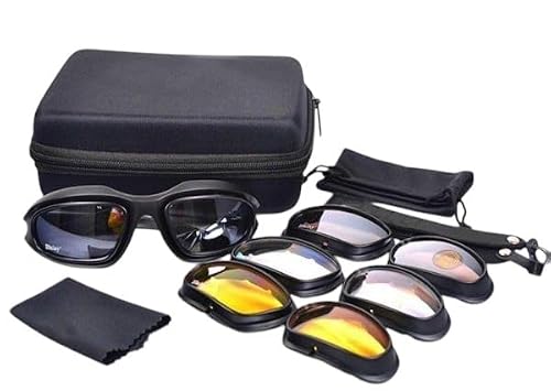 Daisy C5 Tactical Military Sports Sunglasses 4 in 1