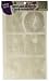 Dritz Iron-On 3" Distressed Letters - white