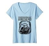 Mujer Humor de Trabajo de cocodrilo profesionalmente sin molestias Camiseta Cuello V