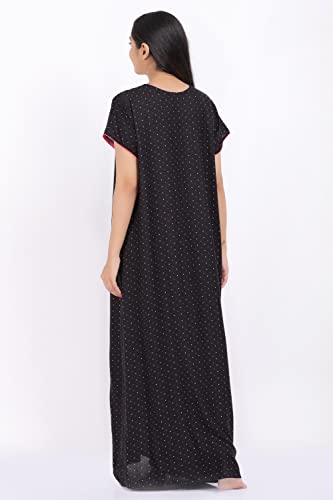Image of Women's Alpine Mix Print Maxi Nightgown