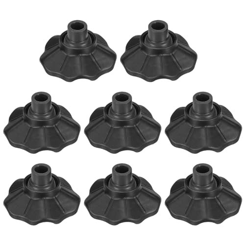 Pieds de chaise camping 15mm PATIKIL capuchon de remplacement chaise pliante table noir - 2