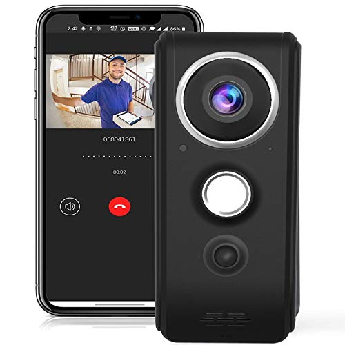 ワイヤレスインターホン ワイヤレステレビドアホン ビデオドアホン インターフォン 無線 WiFi スマホ対応 ビデオドアホン ワイヤレスチャイム 防犯カメラ ビデオドアベル 呼び出しチャイム 玄関チャイム USB充電式 カメラ付きチャイム 防犯対策 双方向音声 赤外線暗視機能 動体検知 遠隔監視 防塵防水 日本語取扱説明のサムネイル