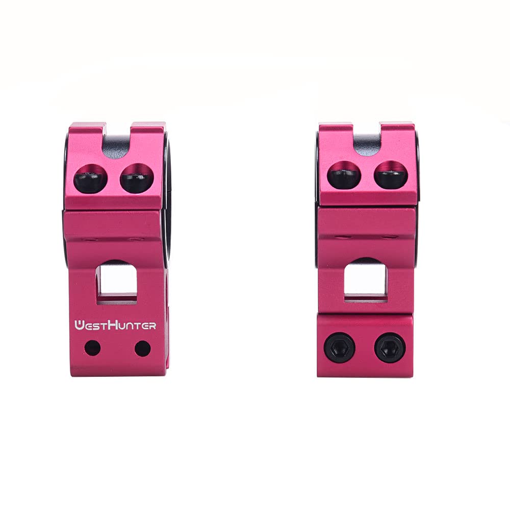 Anelli per Cannocchiale WestHunter Optics da 11 mm per Binari Dovetail, Montaggio per Mirino Tattico con Tubo da 25,4 mm /30 mm | Altezza Centrale di 29 mm/36 mm