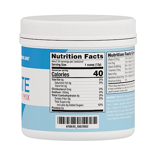 Image of AdvoCare Rehydrate - Electrolyte Drink Mix - Includes Magnesium, Sodium, Potassium & Calcium - Antioxidant & Amino Acid Fortified - Supports Hydration & Recovery - Berry Lemon Ice, 12.7 oz