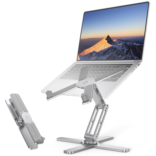 TECKNET Laptop Stand 360Rotating Base Adjustable Ergonomic Design