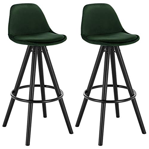 WOLTU BH197dgn-2 Sgabelli da Bar Sedia Cucina con Schienale in...