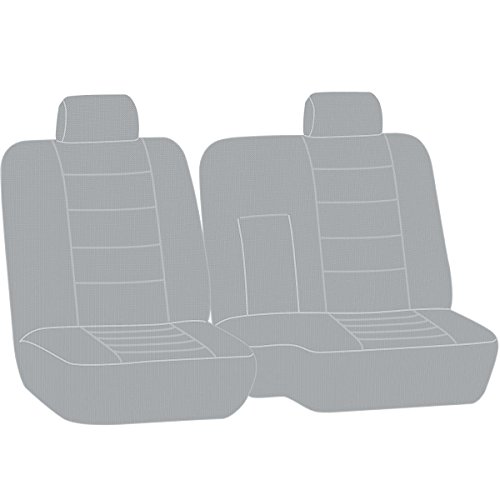 Bdk Pick-Up 60/40 Graysplit Bench Premium Regal Custom Seat Cover W/Opening Center Armrest Adj. Headrest #TOP1