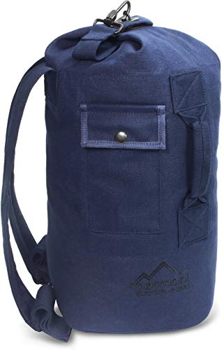 US Canvas Seesack 50 Liter mit Schulterriemen Farbe Navy