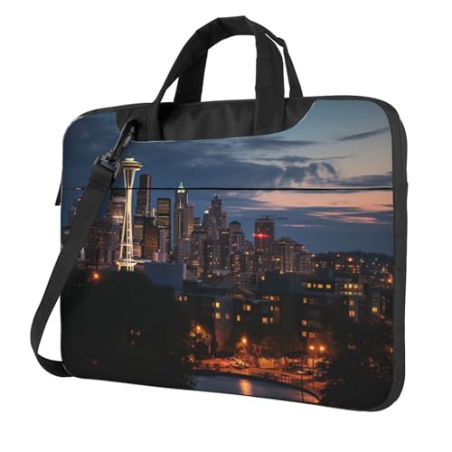 Bolso Tote City Seattle para laptop unisex 13 pulg miniatura 1