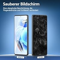 NEW'C Schutzfolie für Xiaomi Redmi Note 12 Pro/12 Pro+ 5G für Panzerglas – Ansicht 8