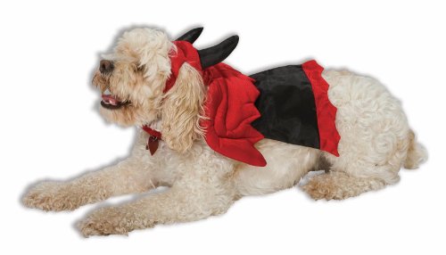 Disfraz Diablo rojo tamaño L para perros y gatos miniatura 2