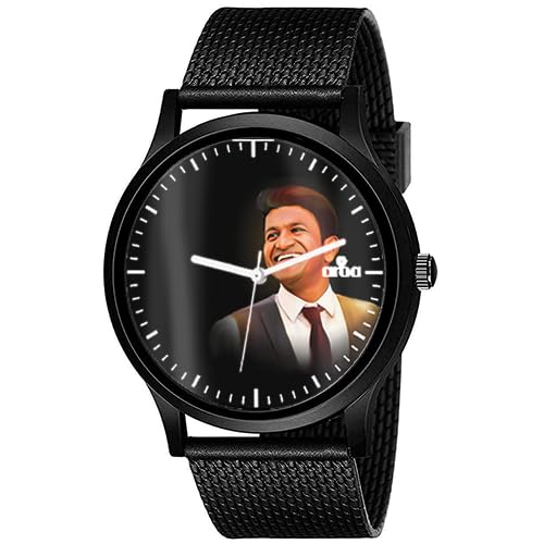 AROA Watch New Watch for Puneeth Rajkumar Model : 765 Black Metal Type Analog Black Strap Watch Black Dial for Men Stylish Watch for Boys (B0C8DH98BM) Amazon Price History, Amazon Price Tracker