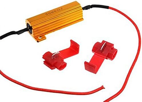 E Support 2 X Load Resistor 50w 6ohm Fix Bulb Hyper Flash Turn Signal Blinker