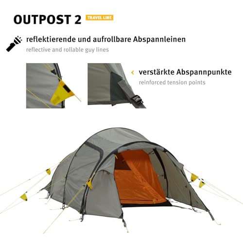 Miniatura 6 de Wechsel Tents Outpost 2 - Travel Line - Tienda De Campaña Para 2 Personas, Color Marrón