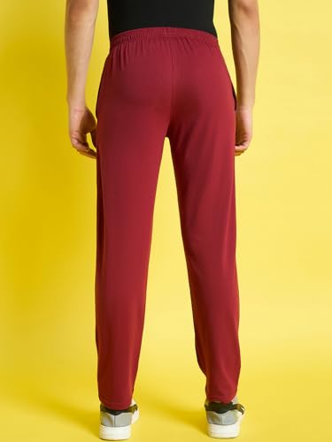 Image of bearbrother Men's Regular Fit Solid Trackpants