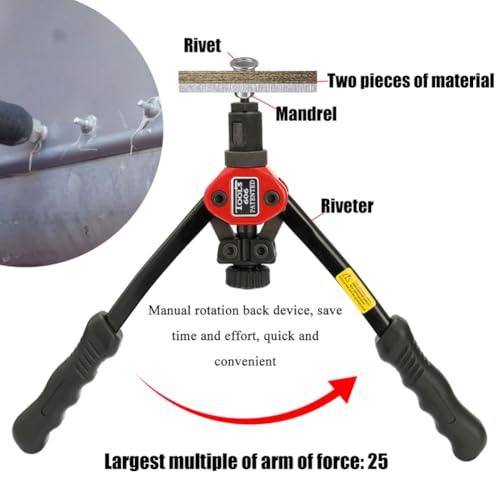 Écrous à riveter filetés pince BT606 M3 M5 M6 M8 kit de rivetage manuel - 7