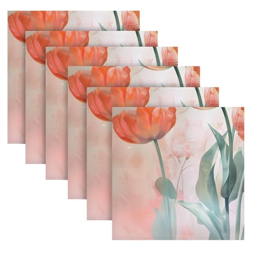 Servilletas de Tela Multicolor 20x20 in Pack de 6 miniatura 2
