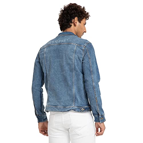 Image of Spykar Men's Cotton Regular Jacket