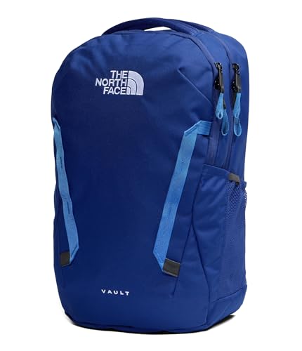 Image of The North Face Vault Everyday Laptop Backpack - Commuter Travel Bag, Water-Repellent Finish, Spacious Compartment, Bold Blue /Active Blue, One Size