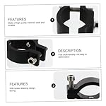 GANAZONO-2pcs-Fixture-Motorbike-Handlebar-Extender-Handlebar-Mount-Holder-Extension-Adapter-Extender-Holder-for-Motorbike-Handlebar-Clamp-Light-Holder-Handlebar-Extension-Mount