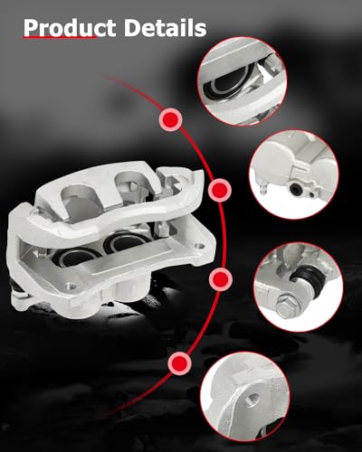 Image of cciyu 19B6274 19B6275 Front Left & Right Brake Calipers With Bracket For Lexus For RX350 2010-2015,For Toyota For Highlander 2010-2018,For Toyota For Sienna 2011-2018