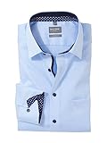Passform: comfort fit OLYMP Herren Businesshemd Langarm Luxor,Einfarbig,Comfort fit,New Kent,bleu 11,41
