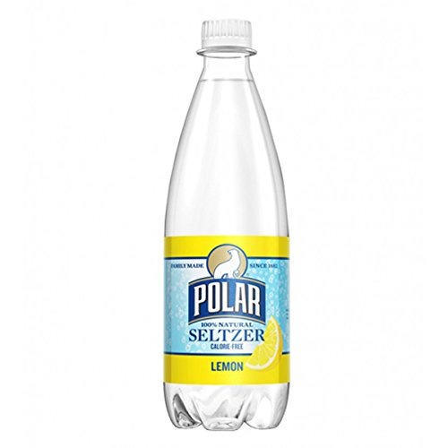 Polar Lemon Seltzer 20 oz Plastic Bottles - Pack of 24