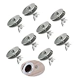 UtySty 8 Sets Bird Cage Screws Bulkhead Fitting Screw Kit with Washer & Retaining Nuts DIY Mounting Birds Nest Fasteners for Bird Nesting Hanging House Parrot Breeding Box Feeder Stand Perches