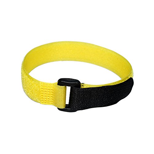 Grekywin Reusable Fastening Wrap Strap, Hook & Loop Cable Ties, 50 Pcs