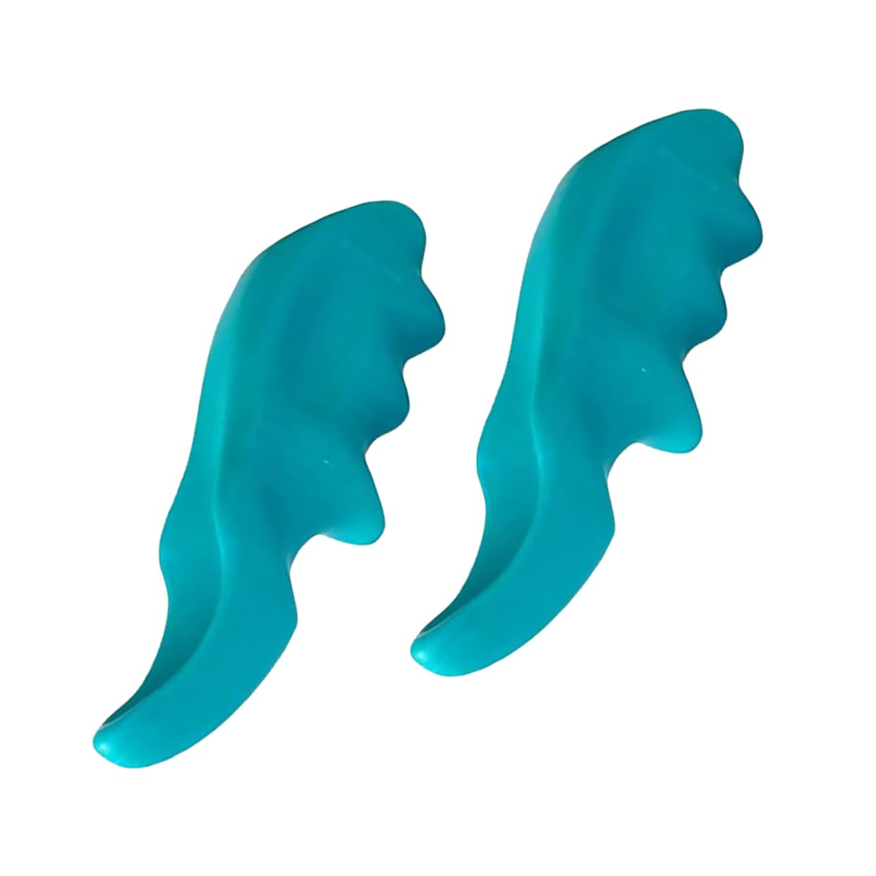 PLAFOPE 1 Set 2pcs Thumb Massager Roller Massager Hand Squeegee Manual Massage Tools Hand Thumb Massage Stick Tool Plastic Green Small Massage Supplies Body