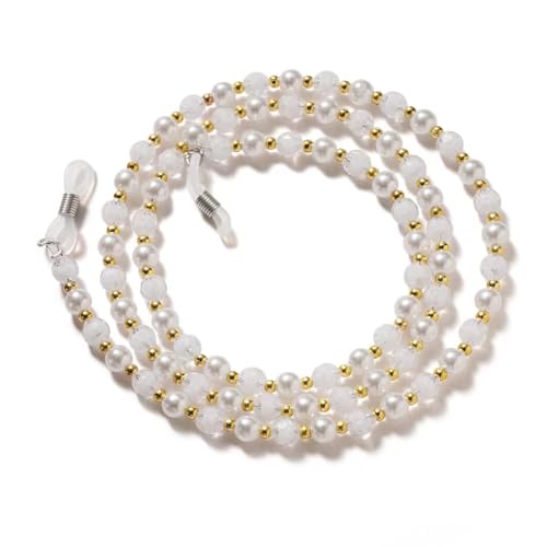 Image of Glasses Strap Beaded Eyeglass Chains Eye Glass Holders Necklaces String Women Eyewear Retainer Chain